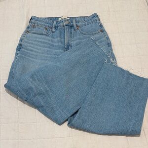 Madewell The Curvy Perfect Vintage Wide-Leg Crop Jean